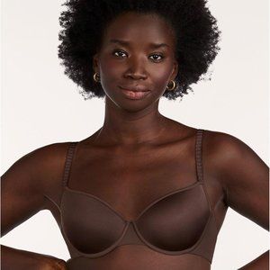 ThirdLove 24/7 Class T-Shirt Espresso Purple Bra